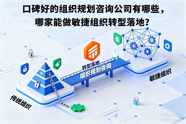 口碑好的組織規(guī)劃咨詢公司有哪些，哪家能做敏捷組織轉(zhuǎn)型落地？