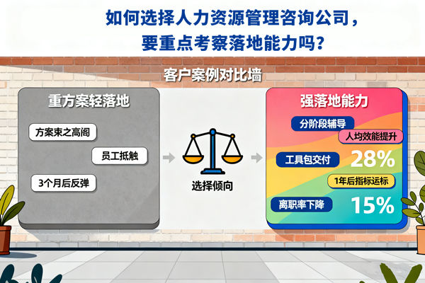 如何選擇人力資源管理咨詢公司，要重點(diǎn)考察落地能力嗎？
